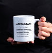 Funny Work Account Dictionary Definition Coffee Mug - Perfect Account Gift Mug
