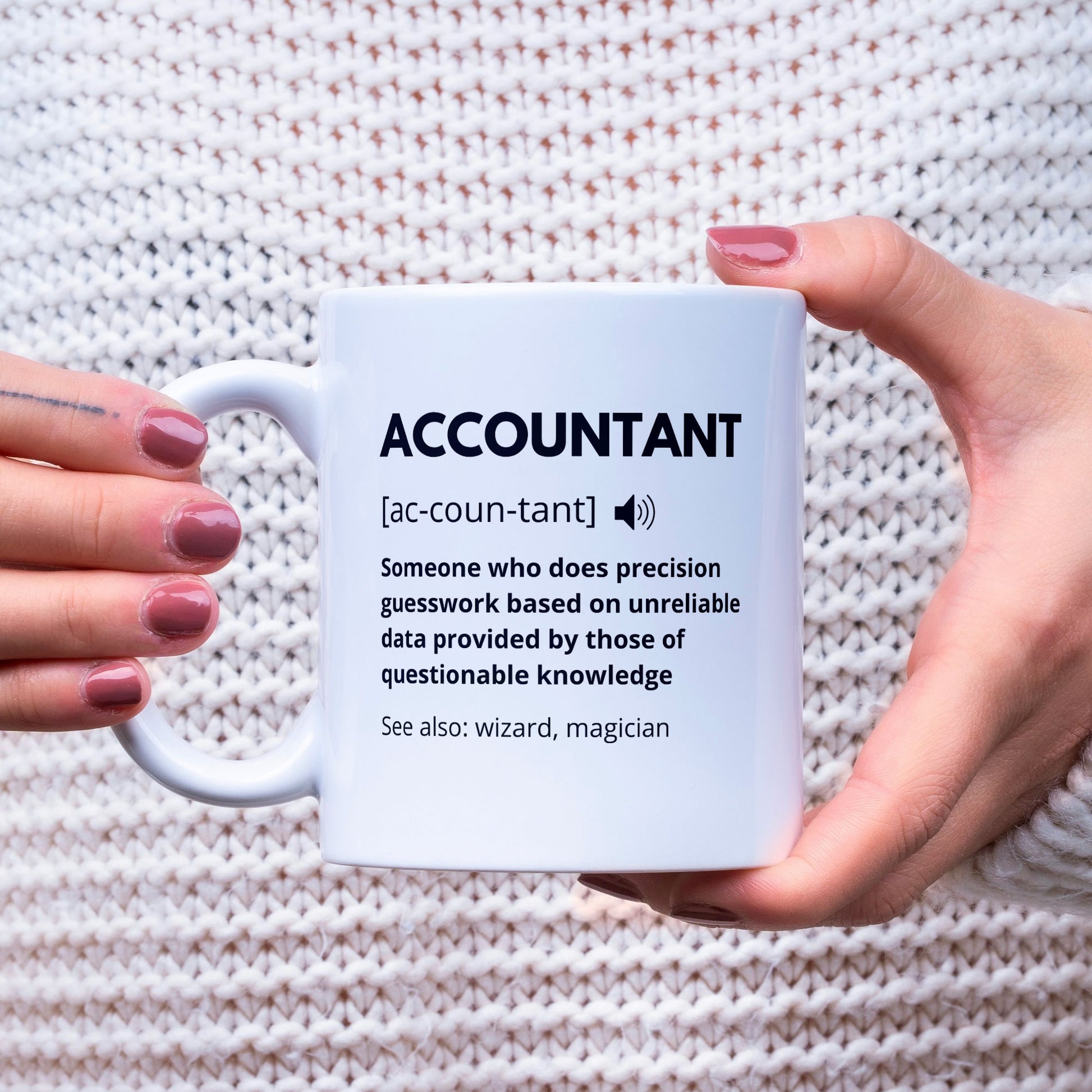 Funny Work Account Dictionary Definition Coffee Mug - Perfect Account Gift Mug