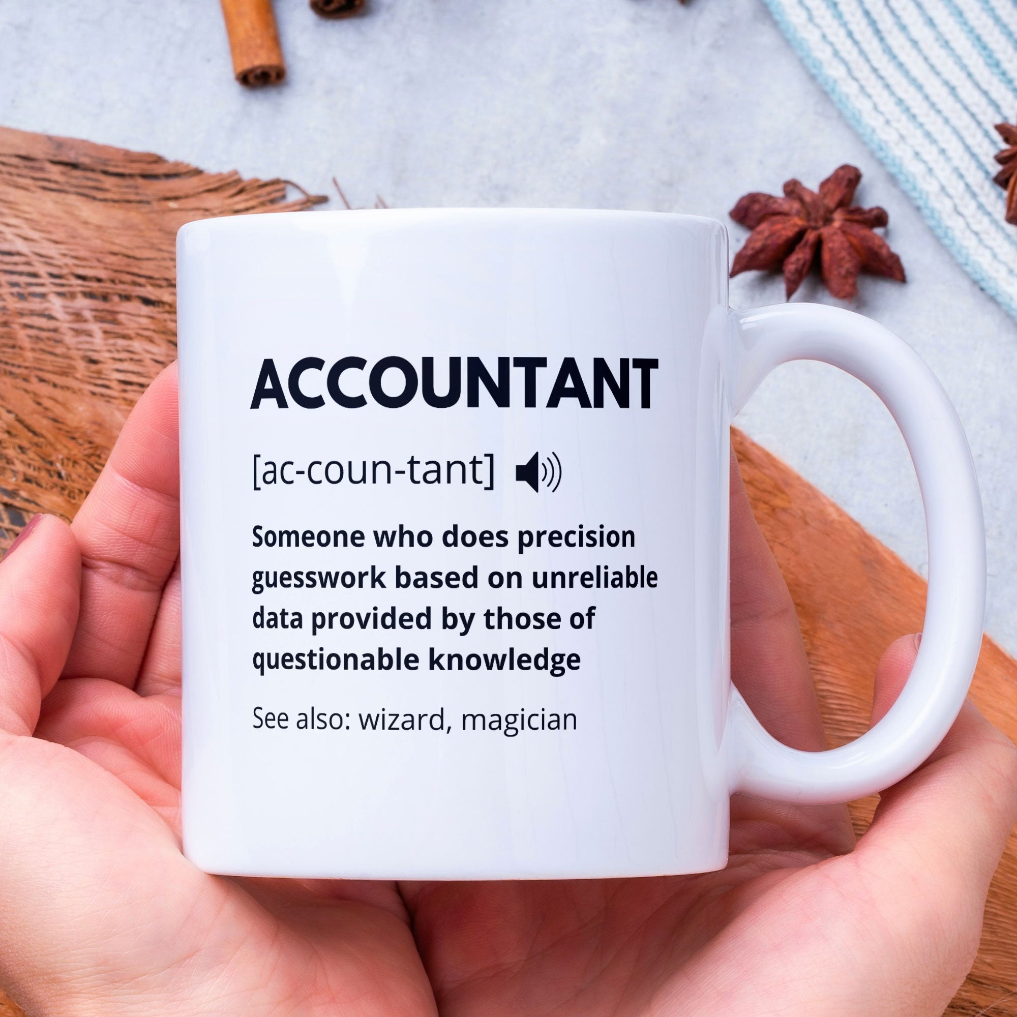 Funny Work Account Dictionary Definition Coffee Mug - Perfect Account Gift Mug