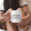 Auntie Coffee Mug - Auntisaurus Auntie Gift Mug - Perfect For Birthday or Christmas Gift - Funny Coffee Mug - Novelty Gift For Auntie
