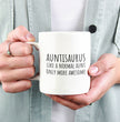 Auntie Coffee Mug - Auntisaurus Auntie Gift Mug - Perfect For Birthday or Christmas Gift - Funny Coffee Mug - Novelty Gift For Auntie