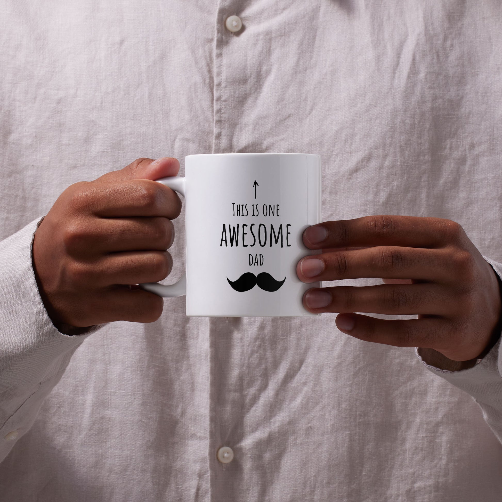 This Is One Awesome Dad Coffee Mug - Ideal Gift For Husband, Father - Show Dad You Love Him