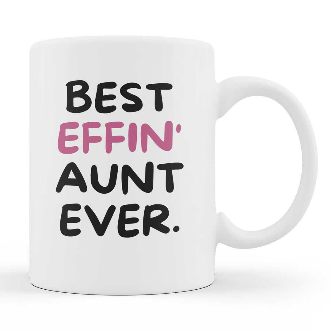 Aunt Gift Coffee Mug - Best Aunt Ever - Gift For Auntie - Gift Mug For Birthdays Christmas - Funny Auntie Mug