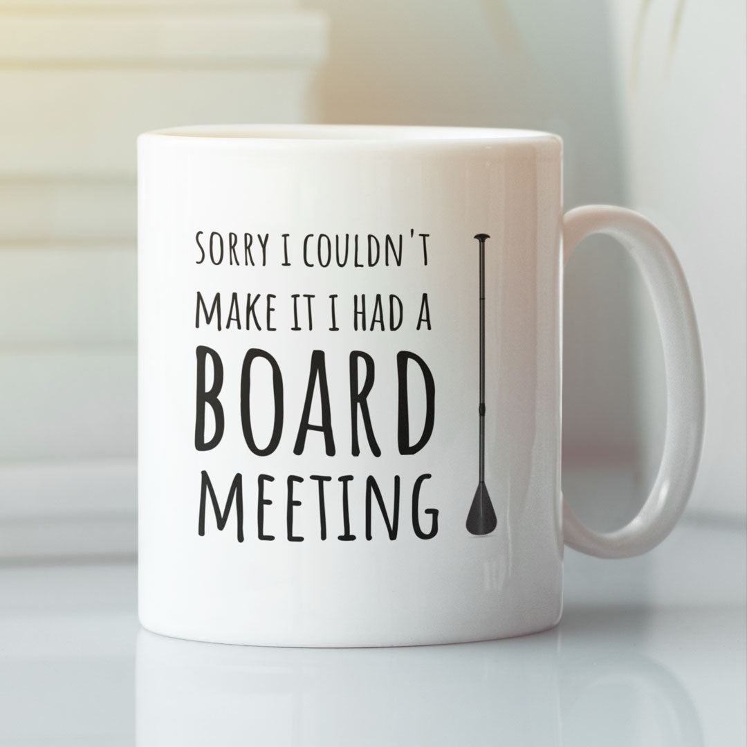 Funny Stand Up Paddle Board Themed Coffee Gift Mug - SUP - Water Sports Joke Mug - Christmas & Birthday Present