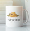 Funny Rude Camping Themed Coffee Gift Mug - Camping Wanker - Perfect Present For Outdoor Enthusiasts