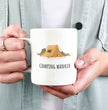 Funny Rude Camping Themed Coffee Gift Mug - Camping Wanker - Perfect Present For Outdoor Enthusiasts