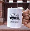 Funny Caravan Themed Coffee Gift Mug - Caravan Wanker - Rude Joke Mug For Caravan Enthusiasts