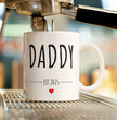 Daddy Est. 2025 Personalised Gift Mug - Gift For New Fathers, Fathers Day, Brithday