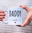 Daddy Est. 2025 Personalised Gift Mug - Gift For New Fathers, Fathers Day, Brithday