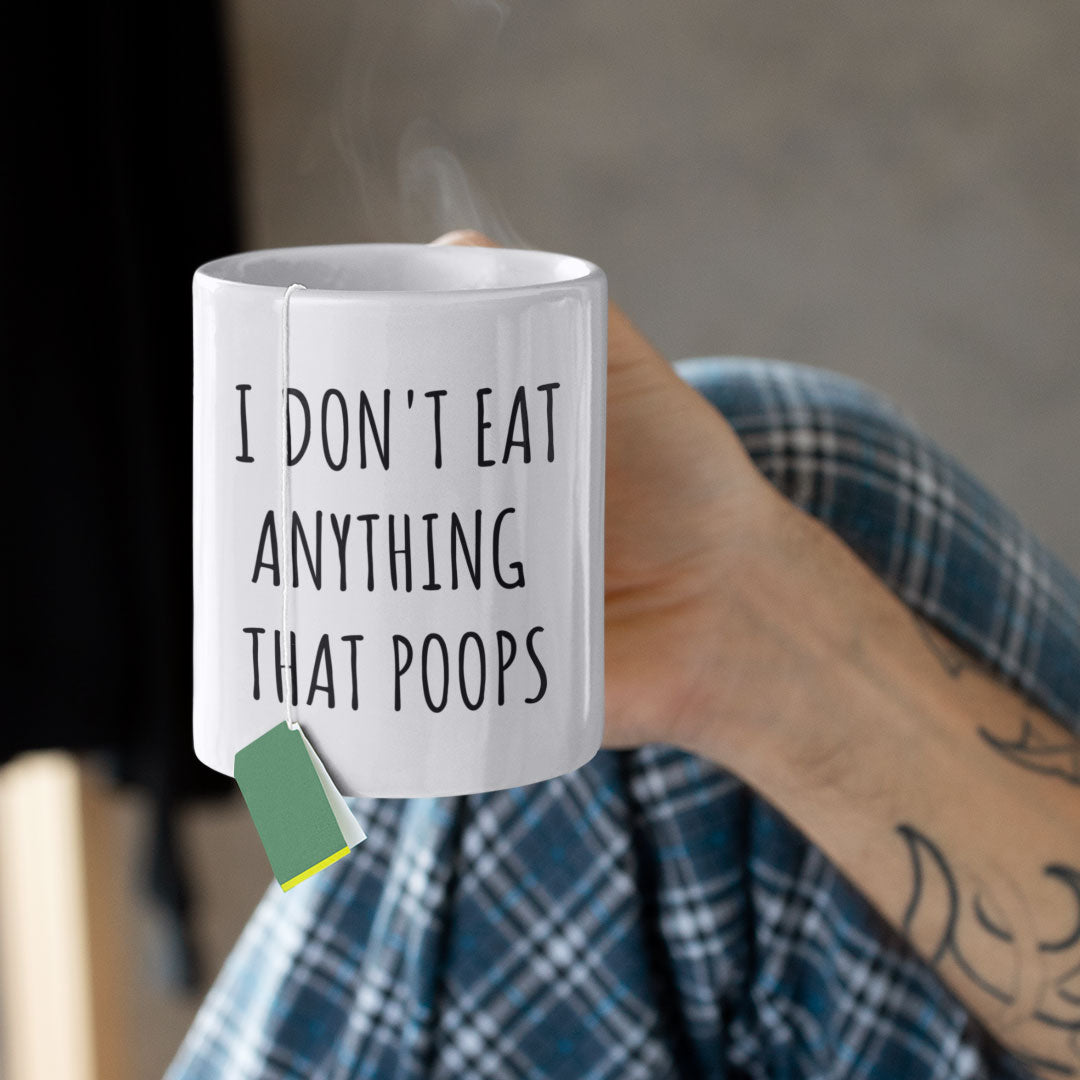 Funny Vegan Gift Coffee Mug - Perfect Present For Your Vegan Friends & Family