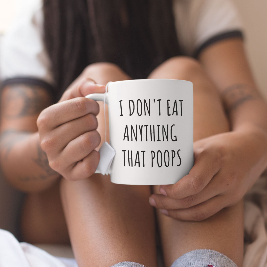 Funny Vegan Gift Coffee Mug - Perfect Present For Your Vegan Friends & Family