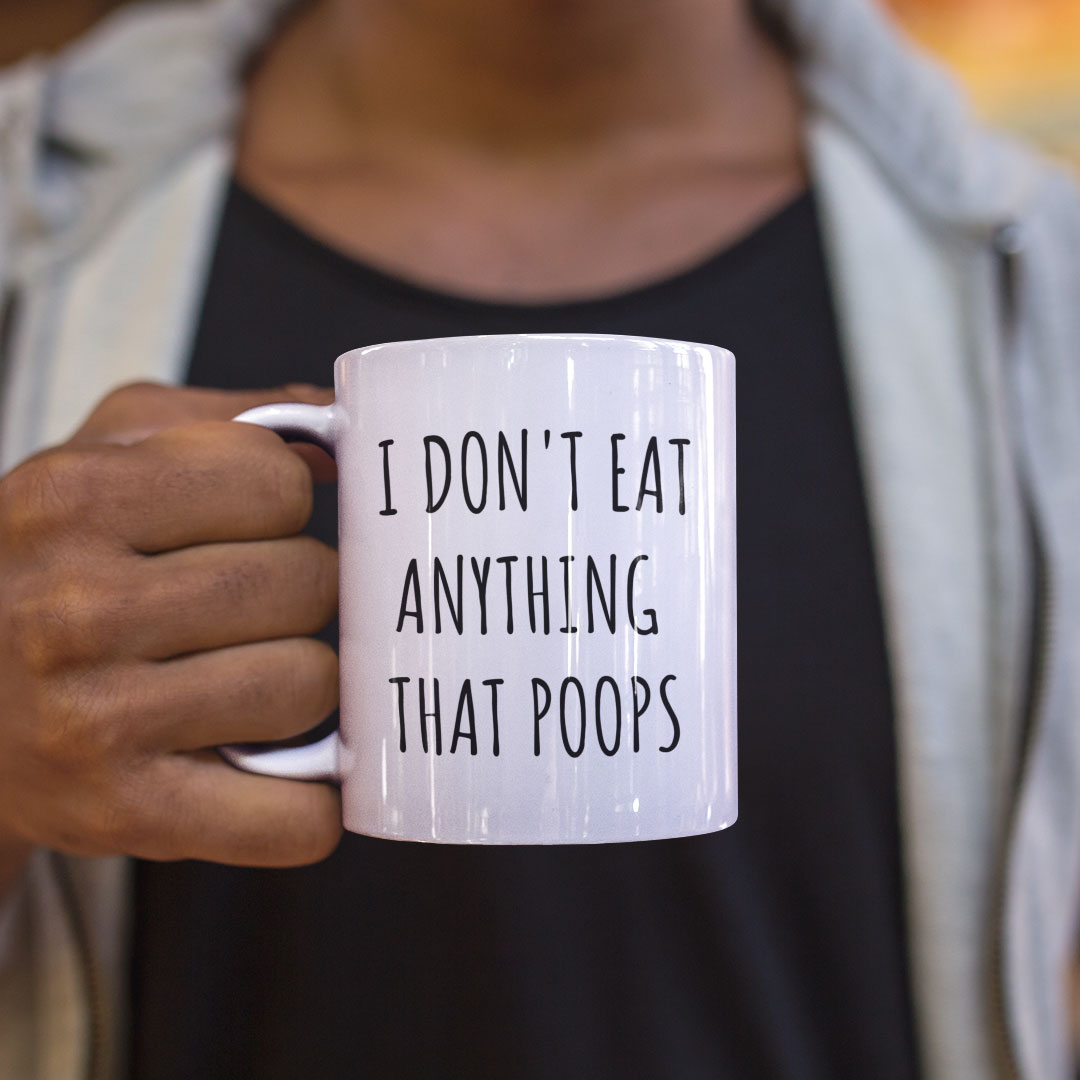 Funny Vegan Gift Coffee Mug - Perfect Present For Your Vegan Friends & Family