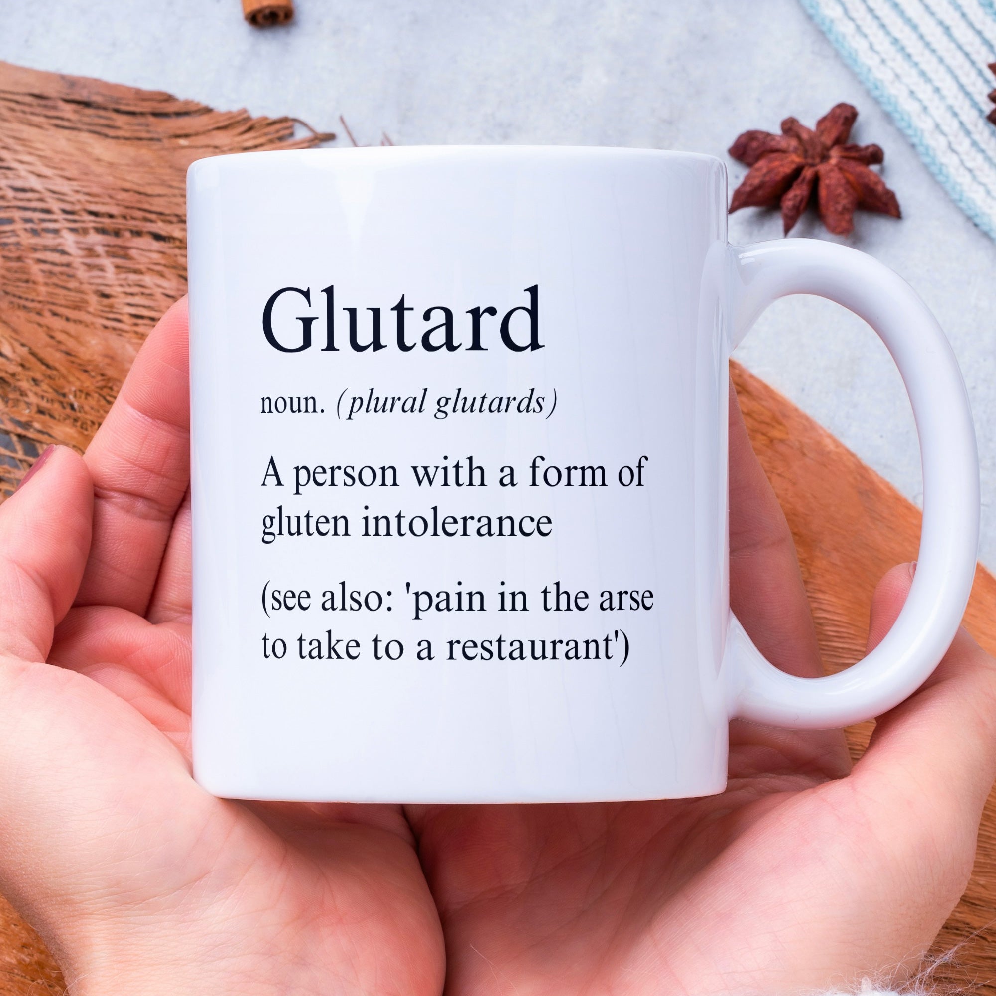 Gluten Free coffee Gift Mug - Gluten Free diet, Funny Glutard Mug