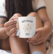 Funny Happy Birthday Tofu Vegan Coffee Mug - Birthday Gift Mug For Vegan Friends & Family