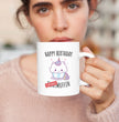 Happy Birthday Cunt Muffin Funny Rude Coffee Mug Perfect Present For Your Bestie Or Family