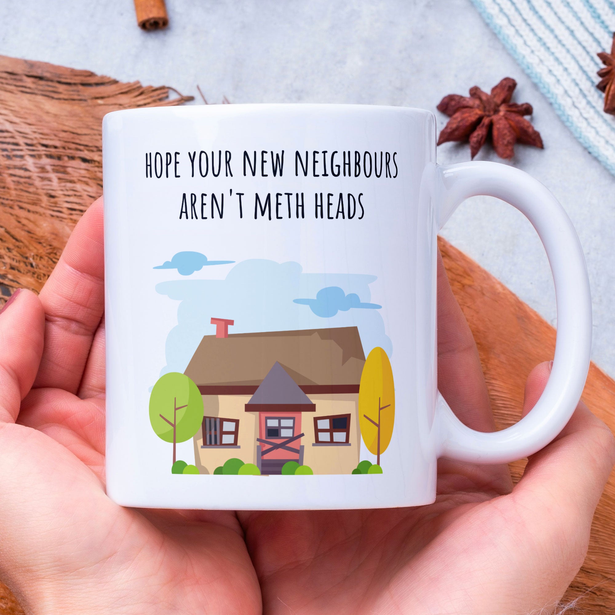 Congratulations On Your New Home Mug - funny House Warming Mug - Perfect Gift For New Home Owners - Friends That Have Just Moved House