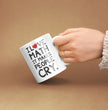 Funny Coffee Mug For Maths Teachers, Students, Lecturers - I Love Math It Makes People Cry
