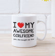 Valentines Day Funny Gift Coffee Mug - I Love My Awesome Girlfried - Gift For Boyfriend