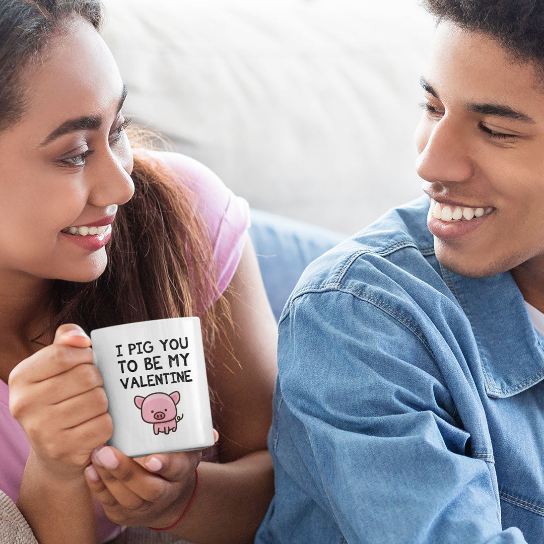 Valentines Day Funny Gift Coffee Mug - I Pig You