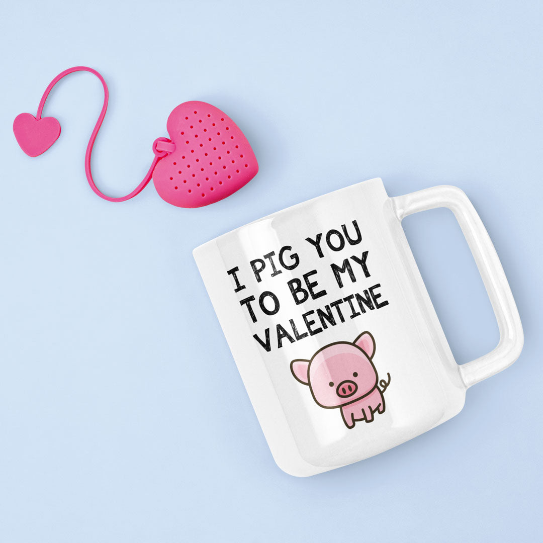 Valentines Day Funny Gift Coffee Mug - I Pig You