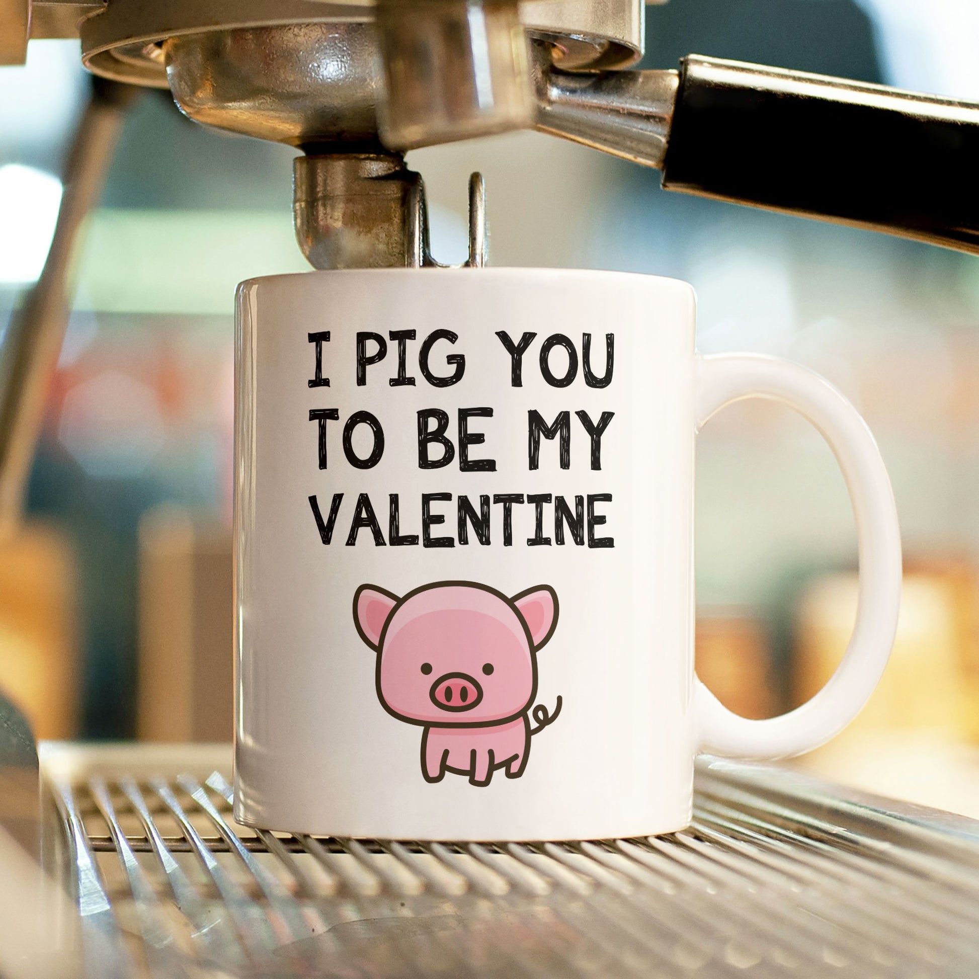 Valentines Day Funny Gift Coffee Mug - I Pig You