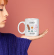 I Identify As Vegan - Funny Coffee Gift Mug For Your Vegan Friends & Familly - Perfect For Birthdays / Christmas