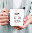 Funny Vegan Gift Coffee Mug - Perfect Present For Your Vegan Friends & Family - Life On The Veg - Make Great Christmas and Birthday Presents