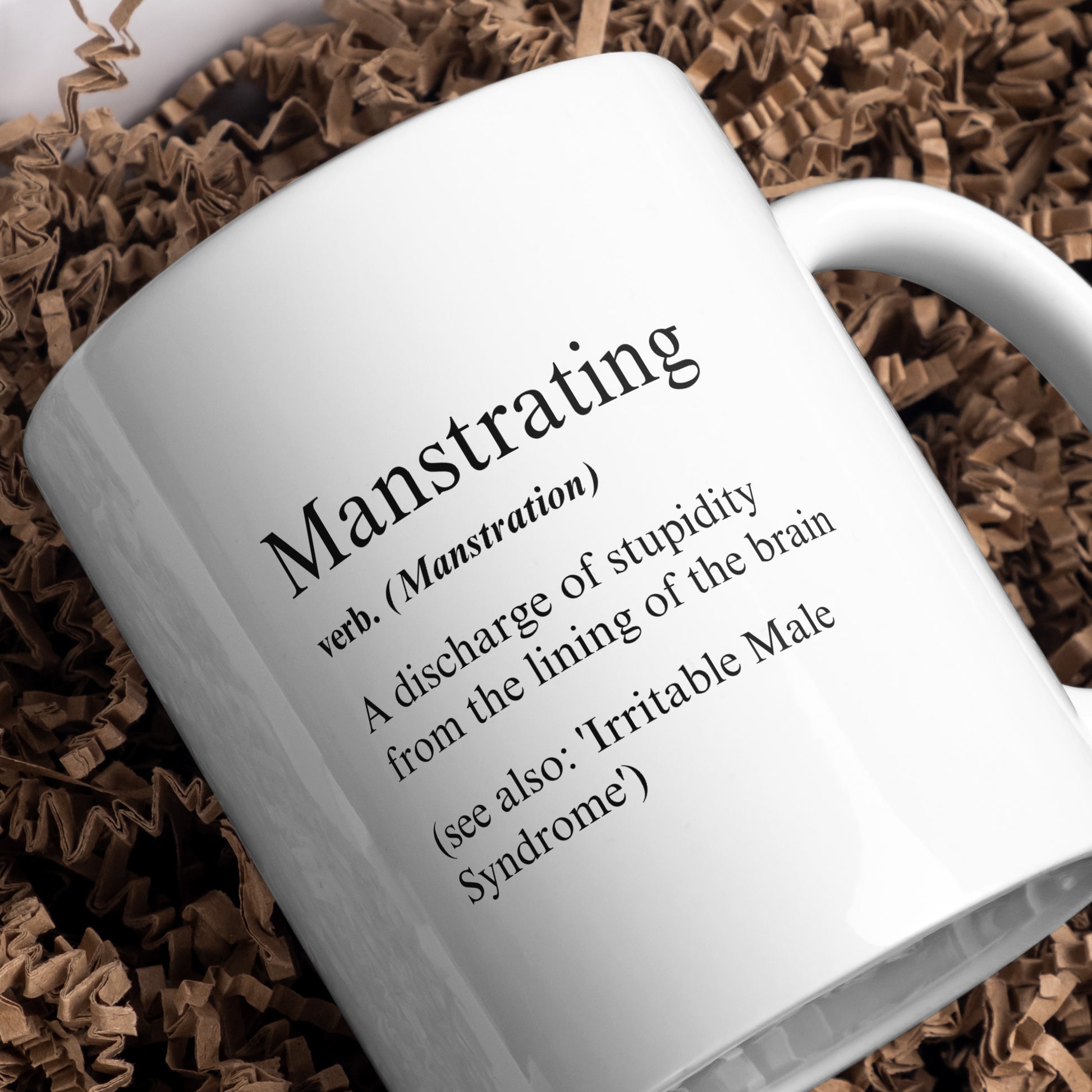 Husband Funny Gift Coffee Mug - Manstrating Humor