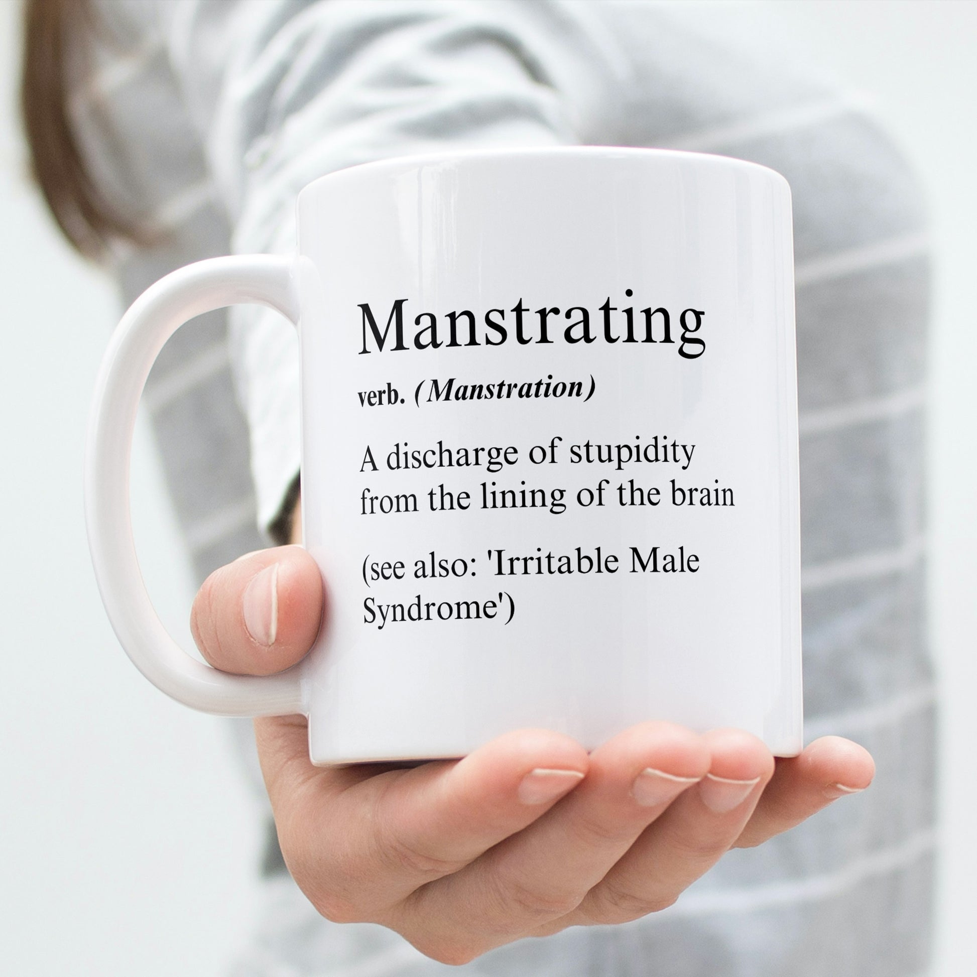 Husband Funny Gift Coffee Mug - Manstrating Humor