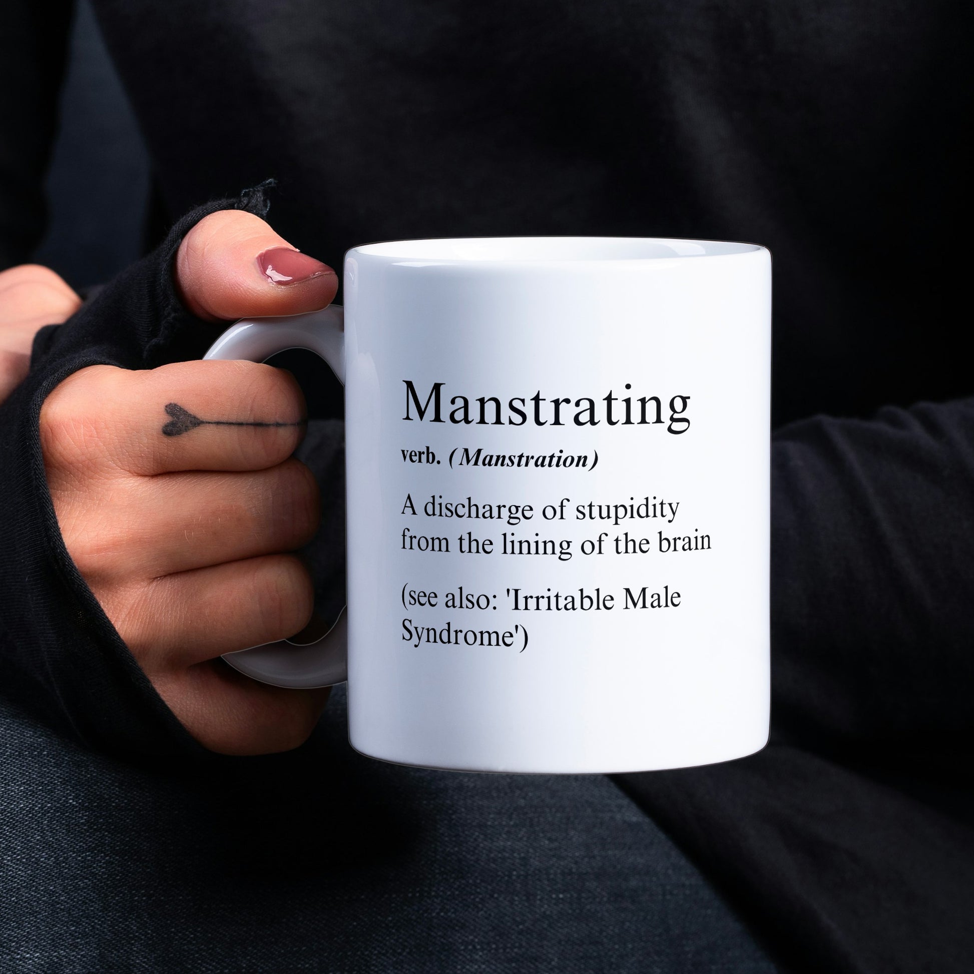 Husband Funny Gift Coffee Mug - Manstrating Humor