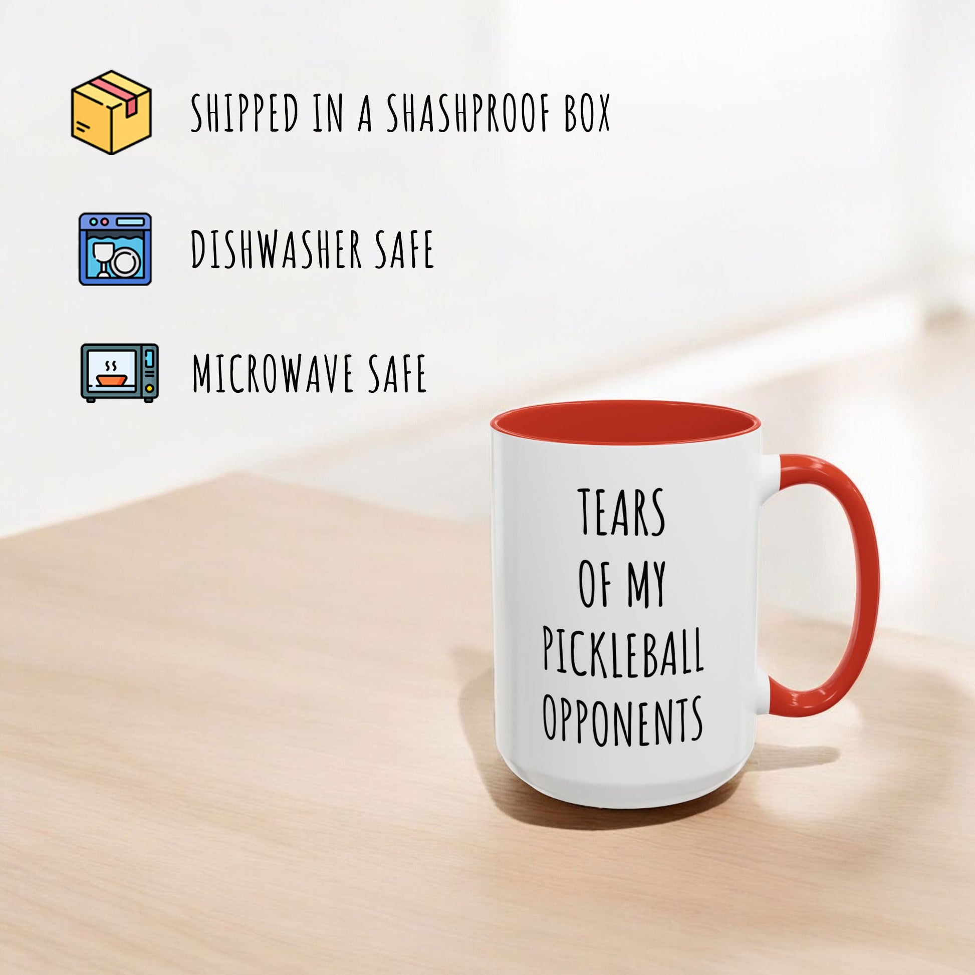 Pickleball Opponent Coffee Mug - Funny Gift for Sports Lovers, Coffee Lovers, Pickleball Players, Gift for Him, Gift for Her