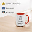 Pickleball Opponent Coffee Mug - Funny Gift for Sports Lovers, Coffee Lovers, Pickleball Players, Gift for Him, Gift for Her