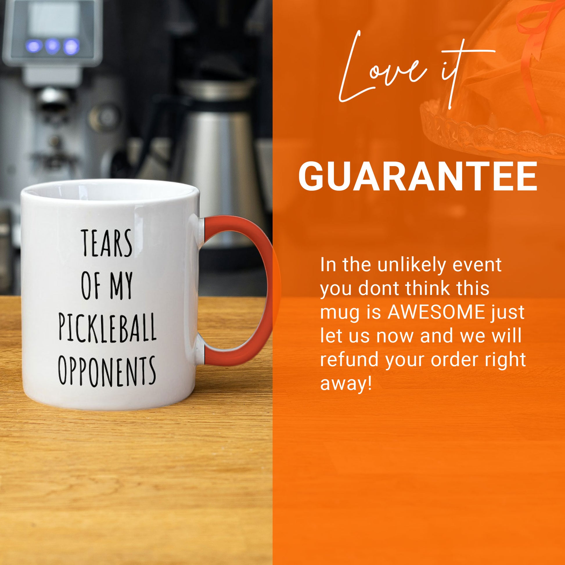 Pickleball Opponent Coffee Mug - Funny Gift for Sports Lovers, Coffee Lovers, Pickleball Players, Gift for Him, Gift for Her