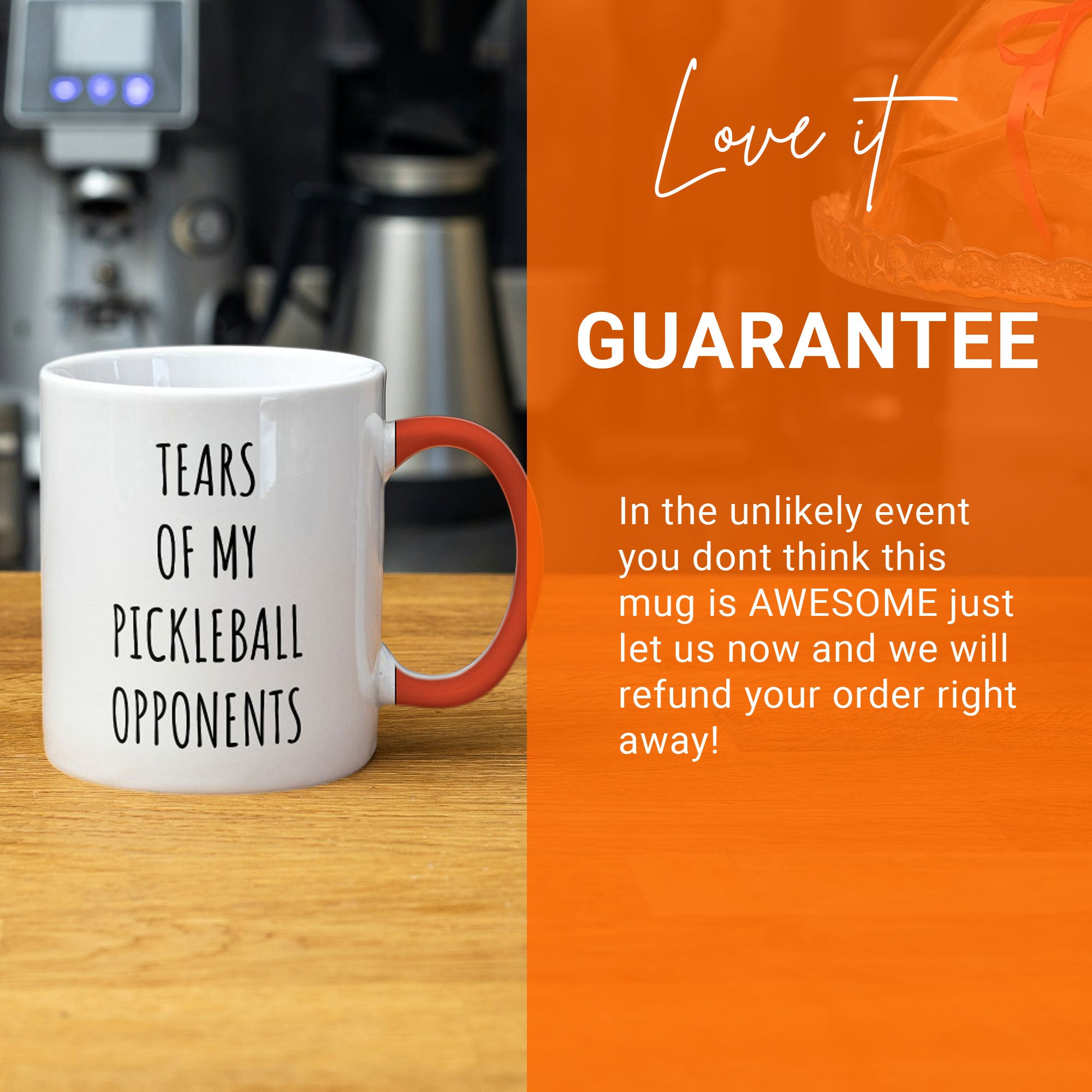 Pickleball Opponent Coffee Mug - Funny Gift for Sports Lovers, Coffee Lovers, Pickleball Players, Gift for Him, Gift for Her