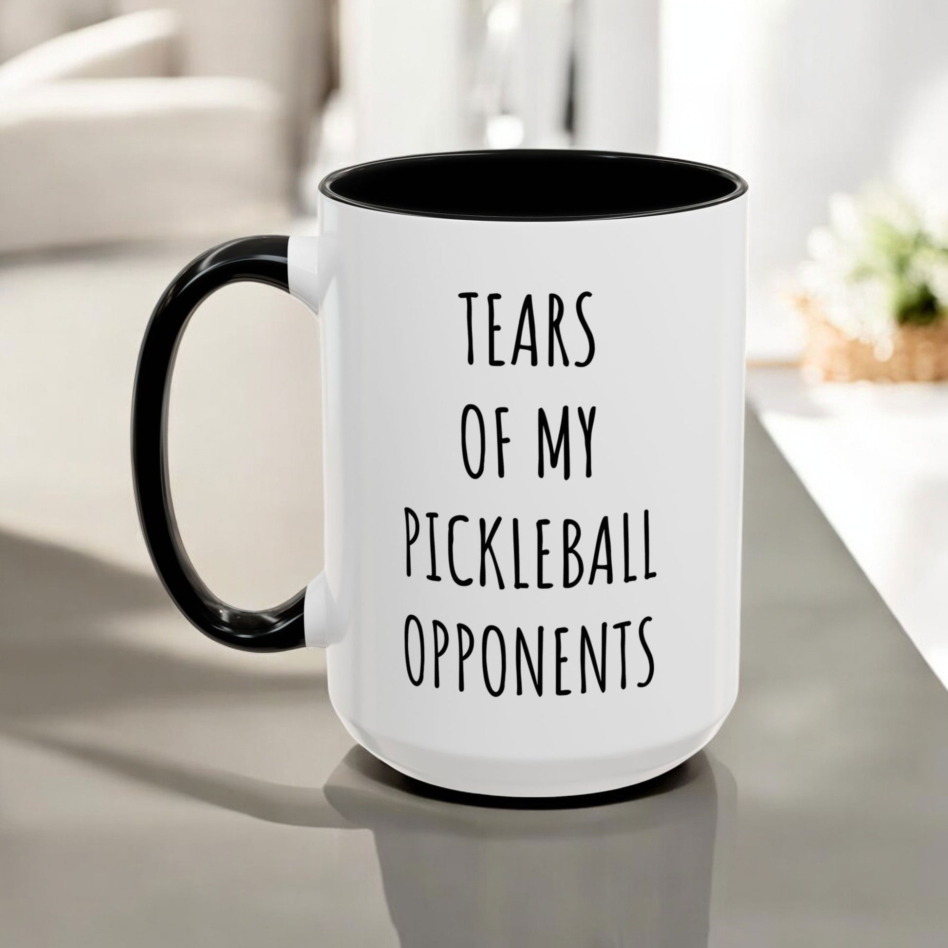 Pickleball Opponent Coffee Mug - Funny Gift for Sports Lovers, Coffee Lovers, Pickleball Players, Gift for Him, Gift for Her