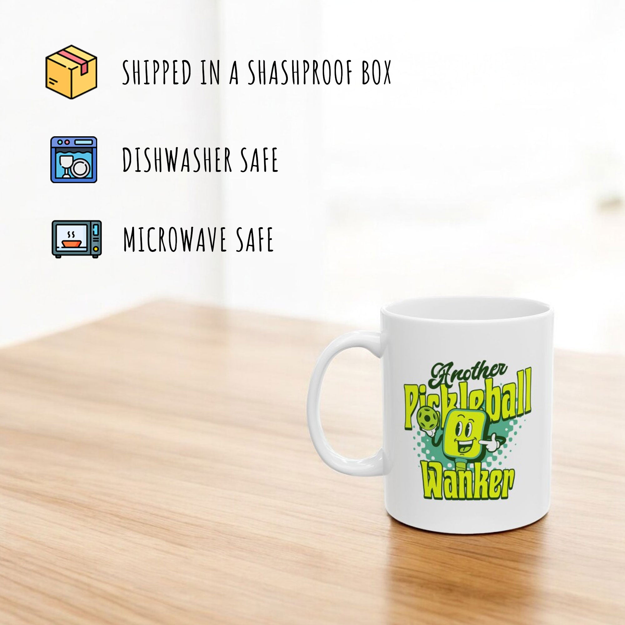 Pickleball Mug, Funny Rude Pickleball Gifts