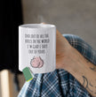 Funny Rude Fathers Day Gift Coffee Mug - Perfect Gift For Birthdays, Christmas Presents