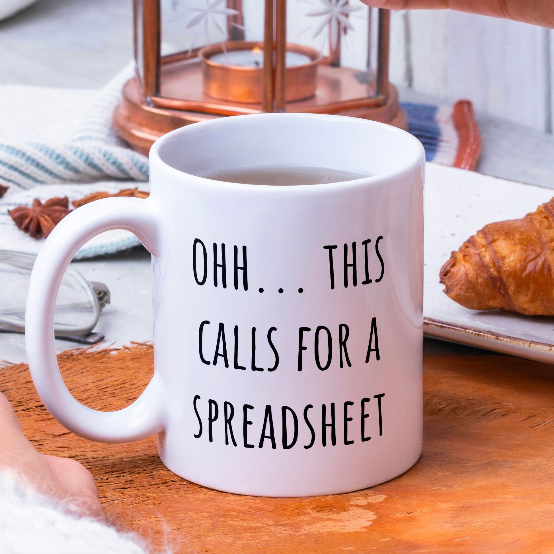 Funny Work Account Themed Coffee Mug - This Calls For A Spreadsheet