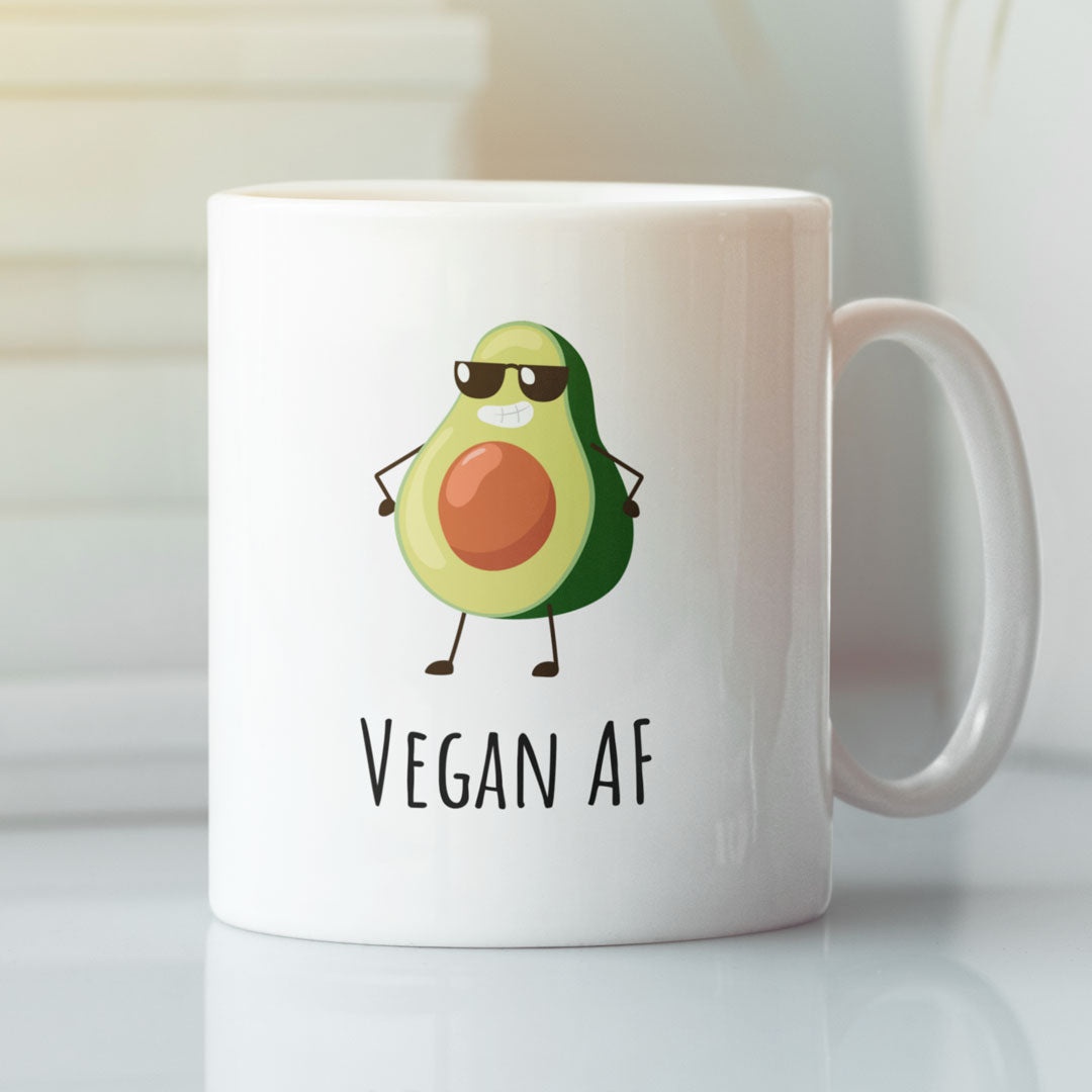 Vegan As Fuck - Funny Coffee Gift Mug Vegan Niche - Perfect For Your Vegan Friends, Family