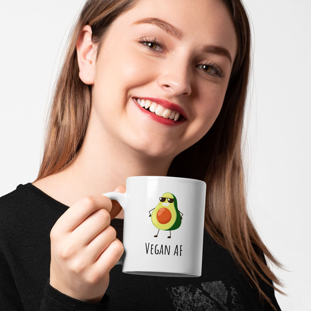 Vegan As Fuck - Funny Coffee Gift Mug Vegan Niche - Perfect For Your Vegan Friends, Family