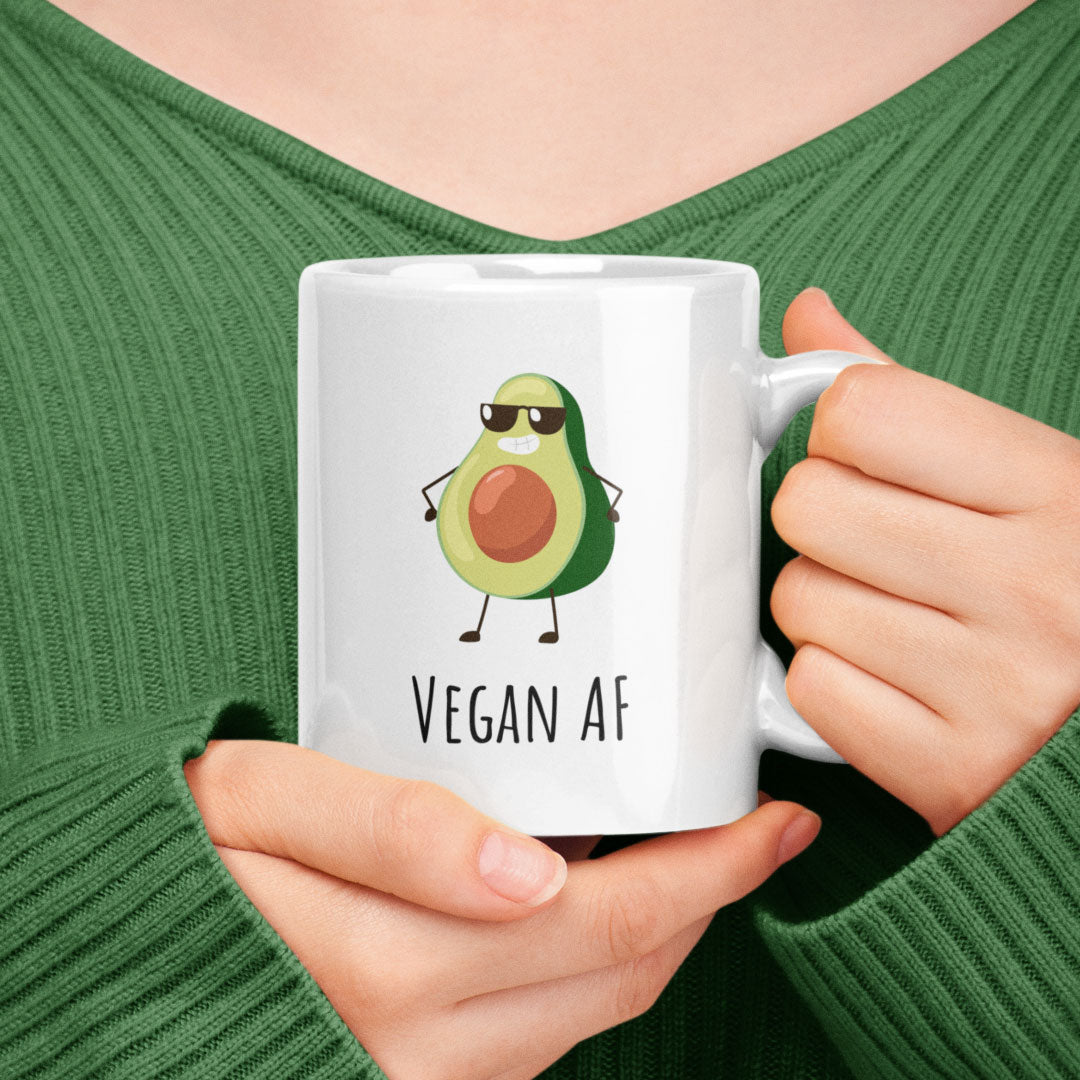 Vegan As Fuck - Funny Coffee Gift Mug Vegan Niche - Perfect For Your Vegan Friends, Family