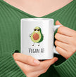 Vegan As Fuck - Funny Coffee Gift Mug Vegan Niche - Perfect For Your Vegan Friends, Family