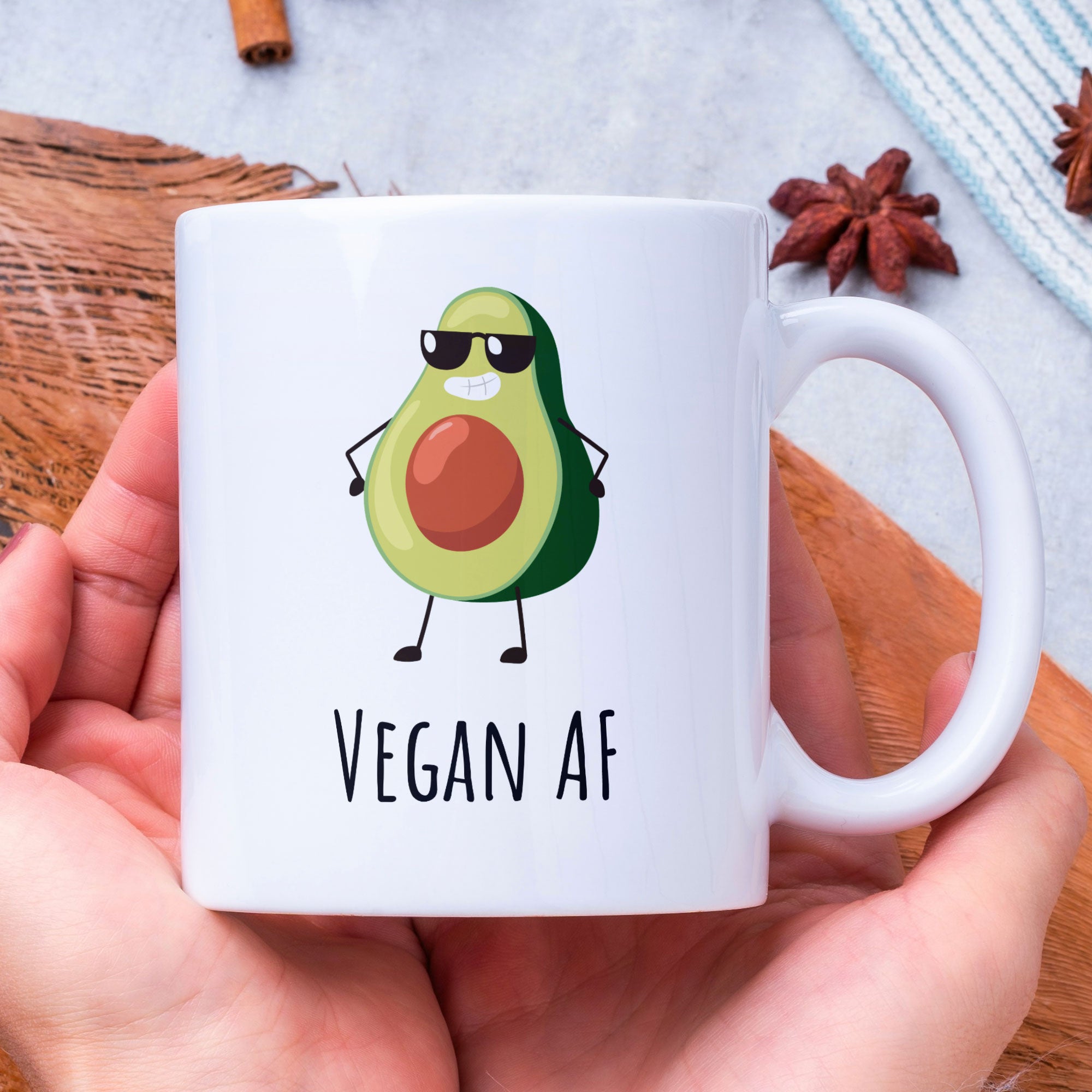 Vegan As Fuck - Funny Coffee Gift Mug Vegan Niche - Perfect For Your Vegan Friends, Family