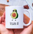 Vegan As Fuck - Funny Coffee Gift Mug Vegan Niche - Perfect For Your Vegan Friends, Family