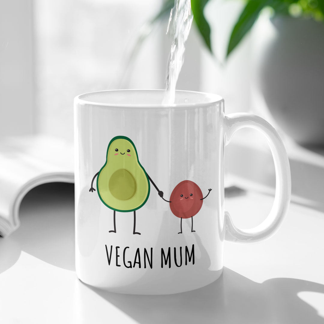 Funny Vegan Mum Coffee Gift Mug - Gift For Your Vegan Mum - Gift For Her