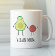 Funny Vegan Mum Coffee Gift Mug - Gift For Your Vegan Mum - Gift For Her