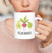 Funny Vegan Coffee Gift Mug - Vegan Wanker - Perfect Gift Idea For Vegan Family & Friends