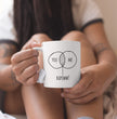 Relationship Gift Coffee Mug - You, Me, Kapoww For Partner, Wife, Husband, Girlfriend or Boyfriend