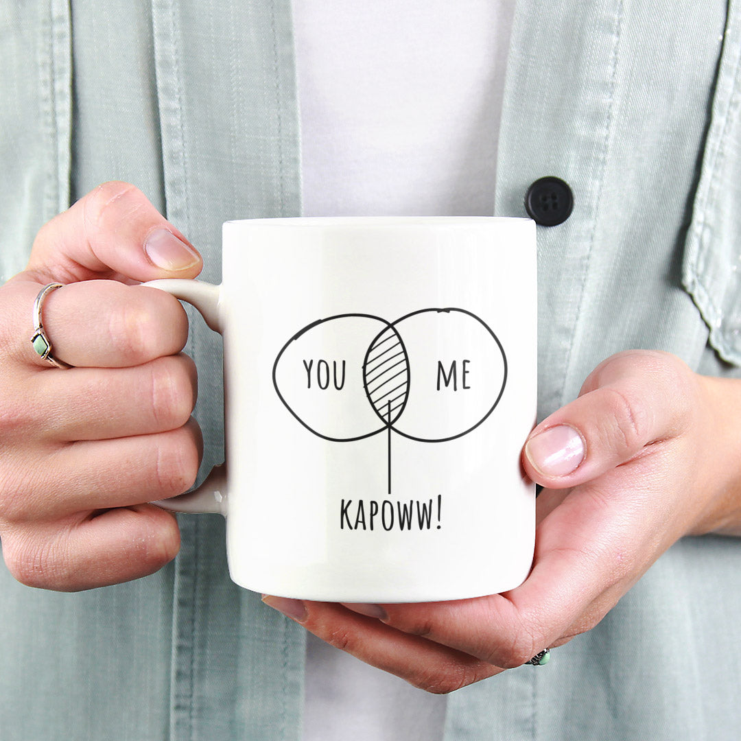 Relationship Gift Coffee Mug - You, Me, Kapoww For Partner, Wife, Husband, Girlfriend or Boyfriend