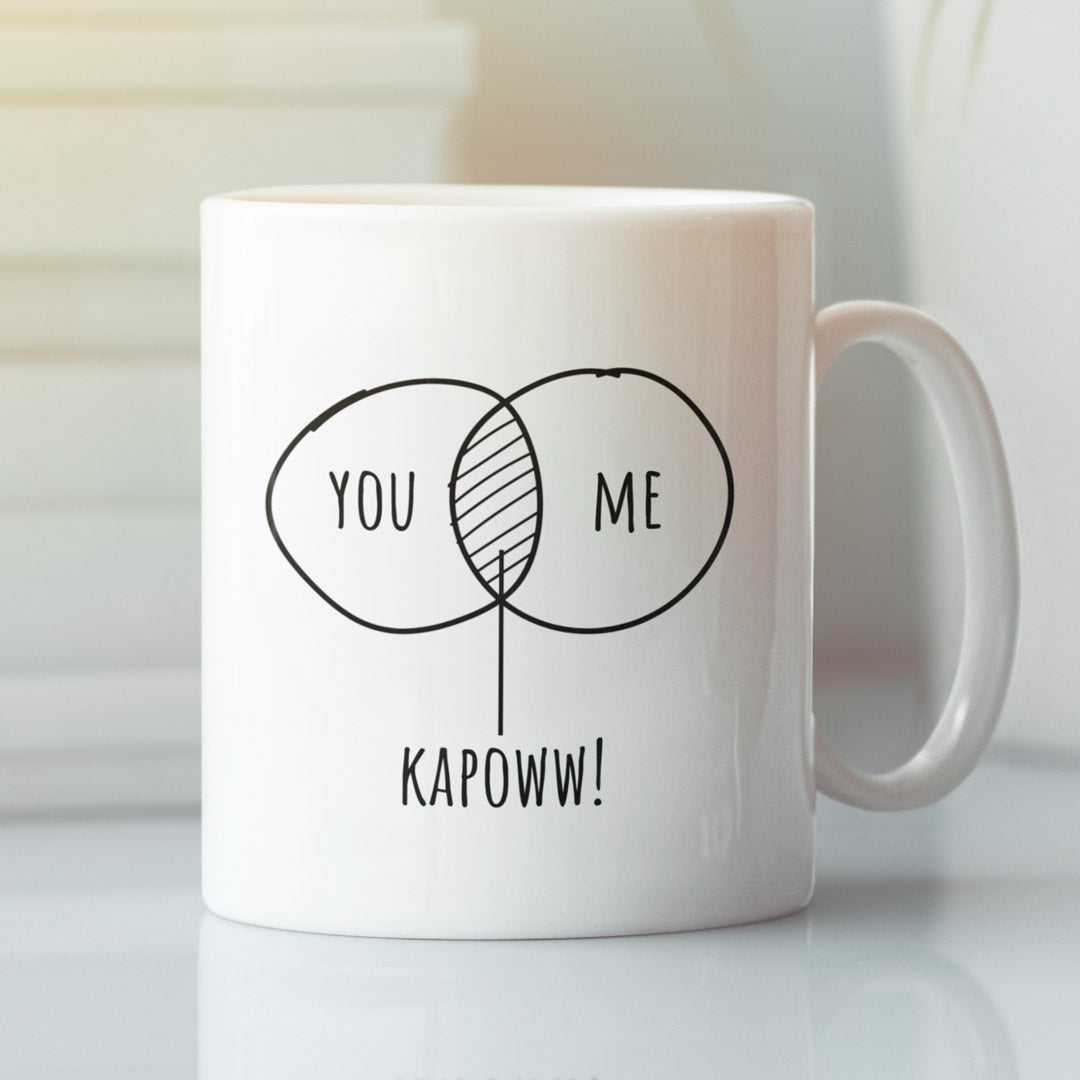 Relationship Gift Coffee Mug - You, Me, Kapoww For Partner, Wife, Husband, Girlfriend or Boyfriend